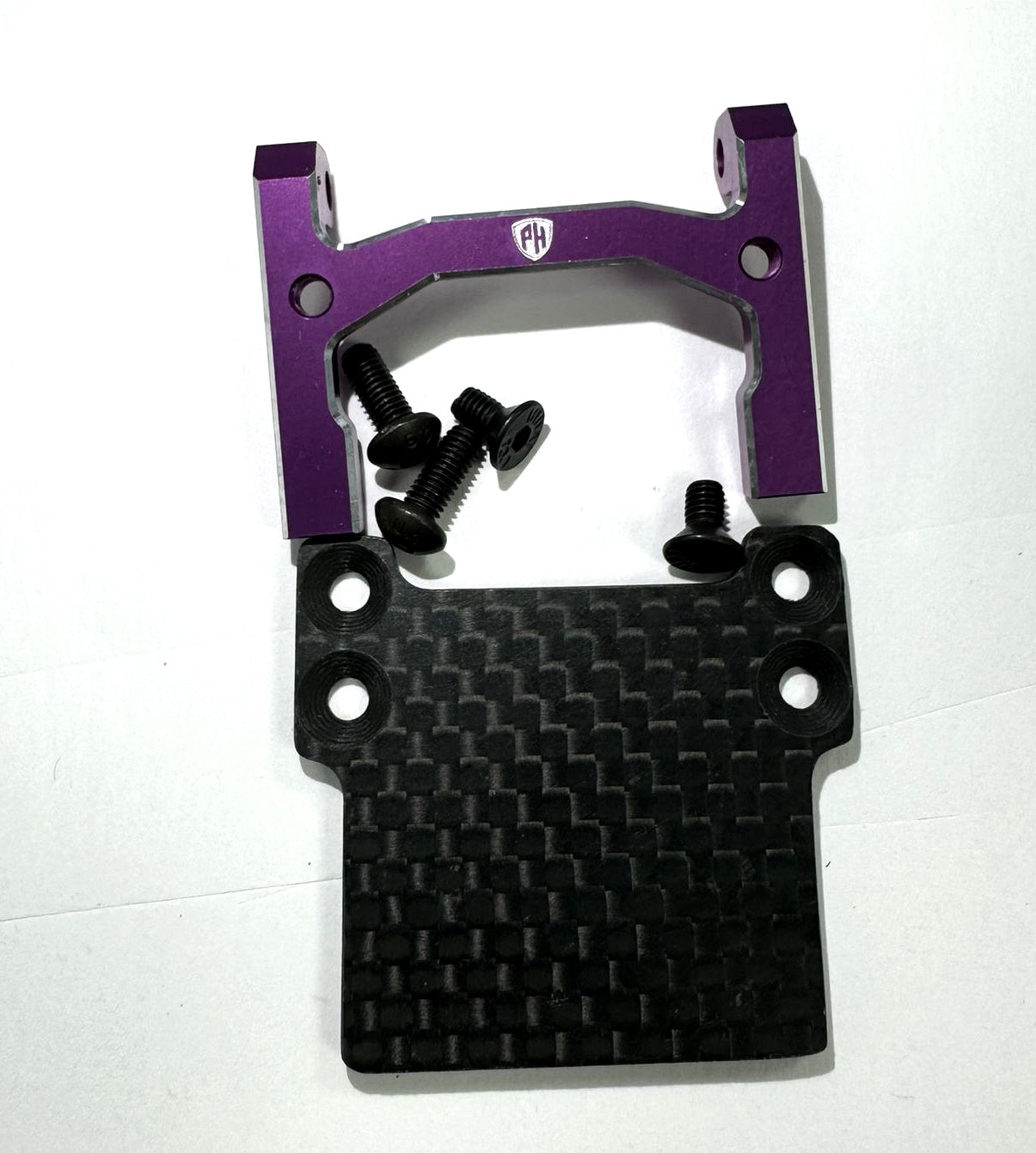 Powerhobby Carbon Fiber Rear ESC Mount Purple MST MRX / FRX