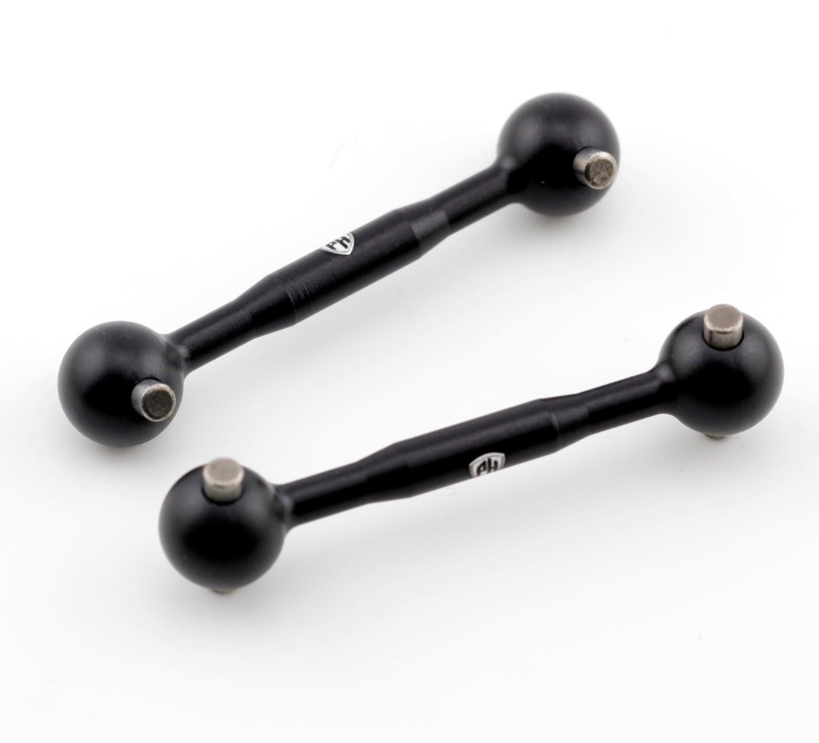 Powerhobby Aluminum Front / Rear Drive Shaft Red Fazer Kyosho