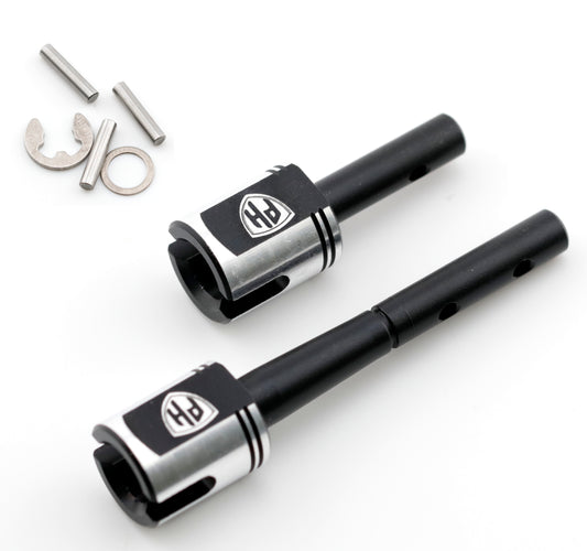 Powerhobby Aluminum Main Drive Shaft Joint Black Kyosho 1/10 Fazer Mk2