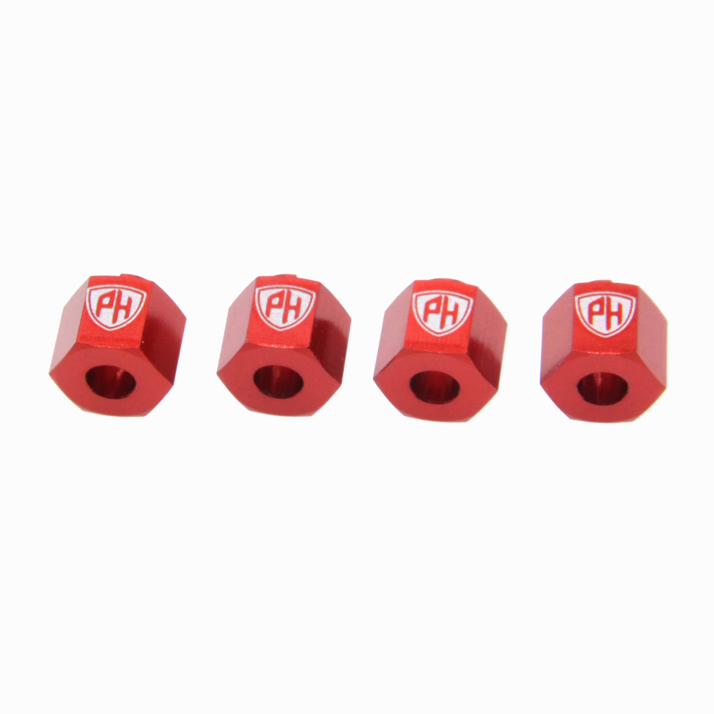 Powerhobby Aluminum Wheel Hex Red Redcat Ascent-18