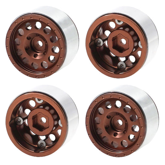 Powerhobby 1.0" Beadlock Wheels Bronze (4) 1/24 Rock Crawler