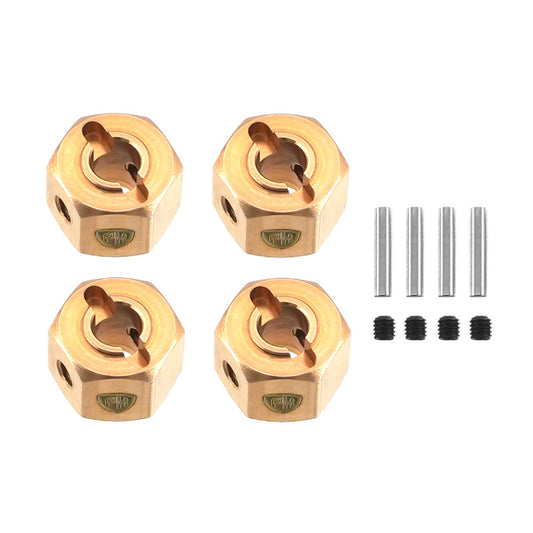 Powerhobby Brass Wheel Combiner 8mm Hex 1/10 Redcat Ascent