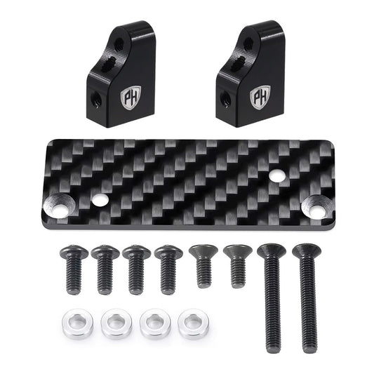 Powerhobby Aluminum / Carbon Fiber Servo Mount Fixed Bracket Tamiya Clod Buster