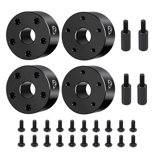 Powerhobby Aluminum Front Wheel Widened 19mm Coupler Adapters Tamiya Clod Buster