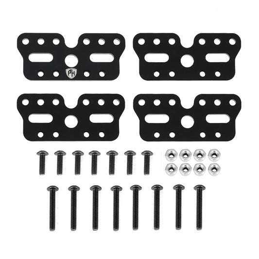 Powerhobby Aluminum Front Rear Shock Heightening Towers Mount Tamiya Clod Buster