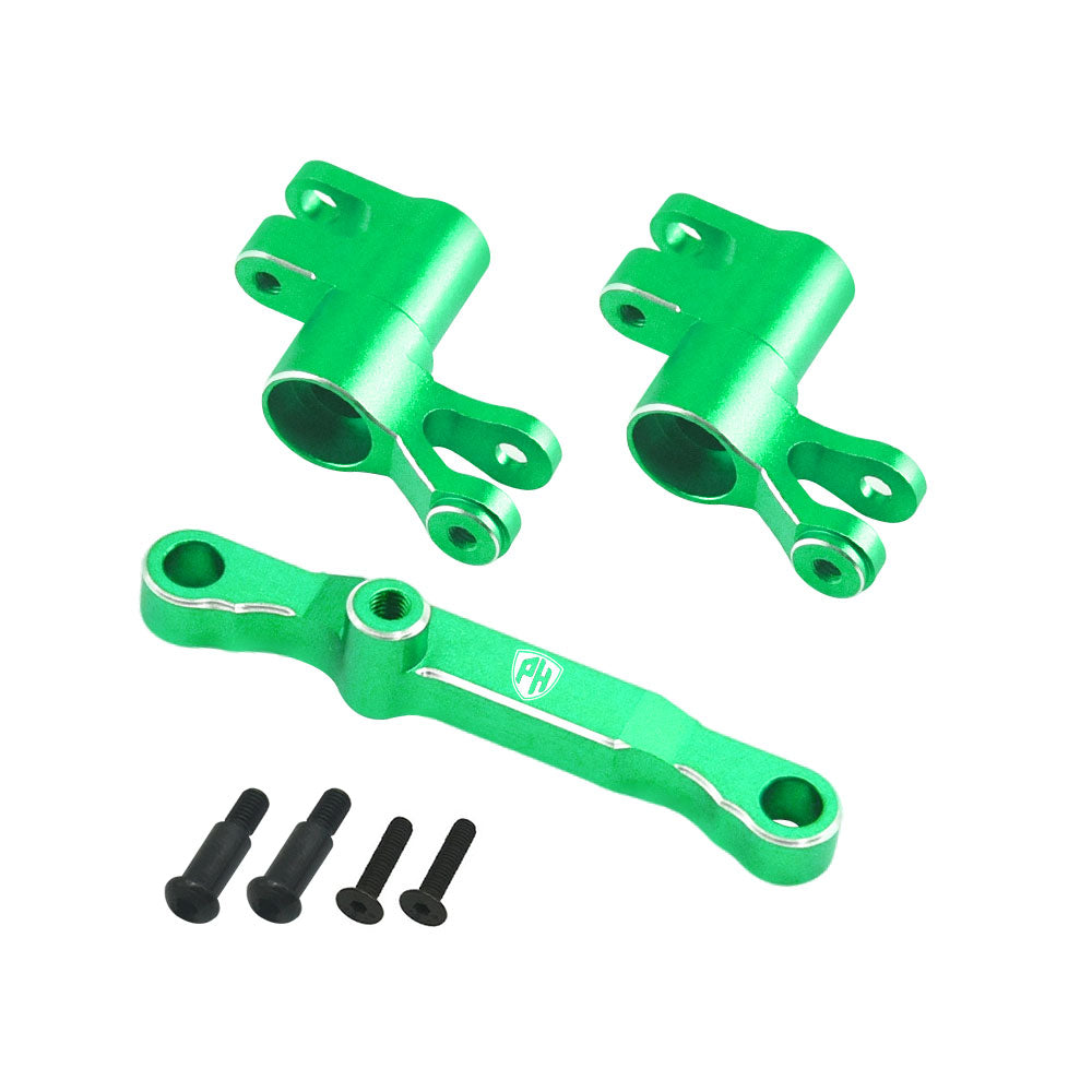 Powerhobby 7075 Aluminum Steering / Bellcrank Green FOR Traxxas Mini Maxx