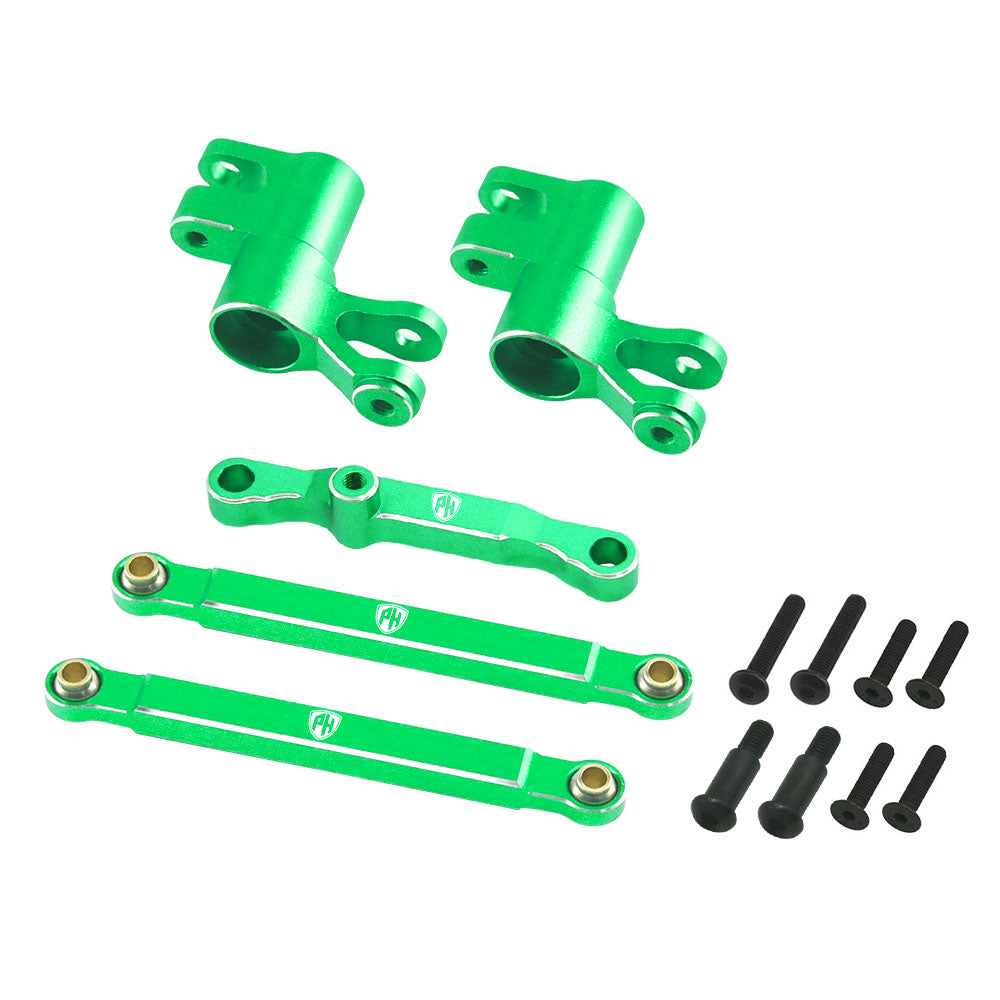 Powerhobby 7075 Aluminum Steering / Bellcrank Set Green FOR Traxxas Mini Maxx