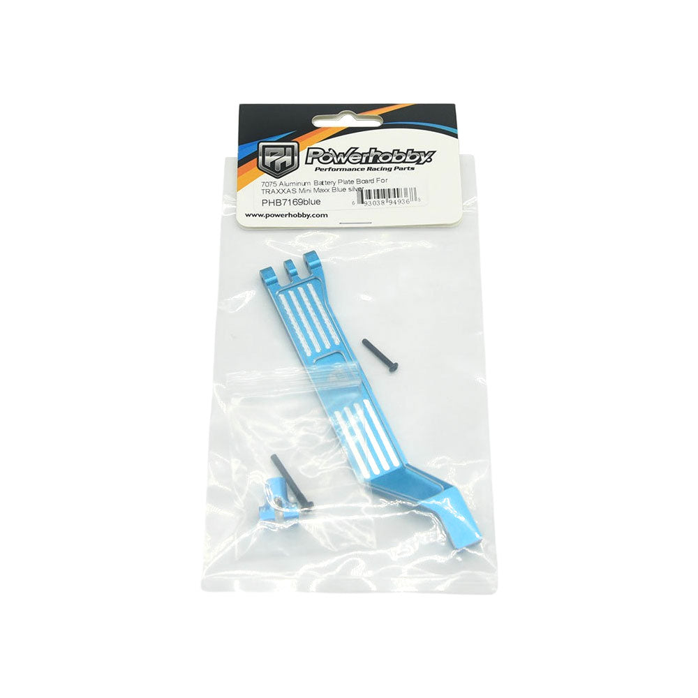 Powerhobby 7075 Aluminum Battery Plate Board Blue FOR Traxxas Mini Maxx