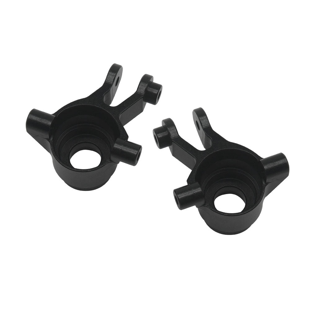 Powerhobby 7075 Aluminum Front Hub / Knuckle Arms Black FOR Traxxas Mini Maxx