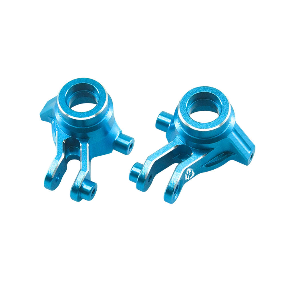 Powerhobby 7075 Aluminum Front Hub / Knuckle Arms Blue FOR Traxxas Mini Maxx