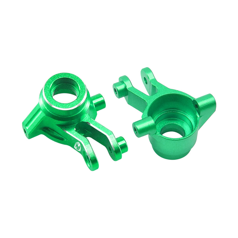 Powerhobby 7075 Aluminum Front Hub / Knuckle Arms Green FOR Traxxas Mini Maxx