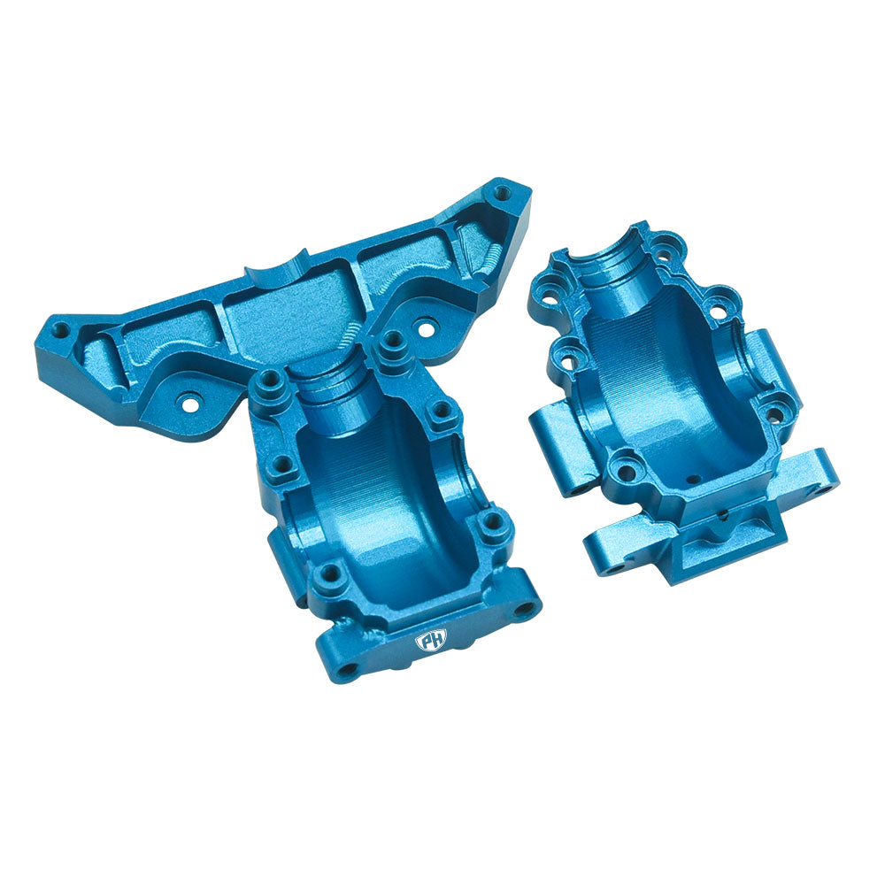 Powerhobby 7075 Aluminum Front Gearbox Blue FOR Traxxas Mini Maxx