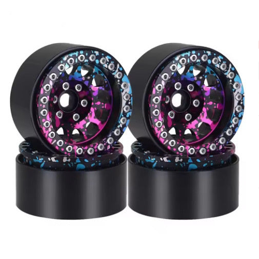 Powerhobby Aluminum 1.9" Beadlock Wheels (4) 1/10 Rock Crawler