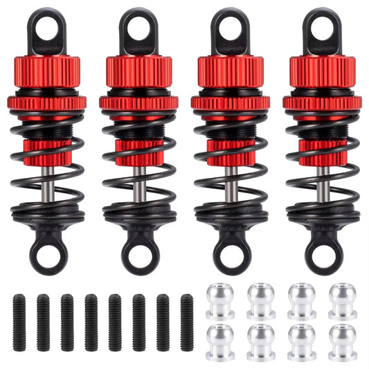 Powerhobby Aluminum 50MM Shocks Red (4) 1/10 Touring Car