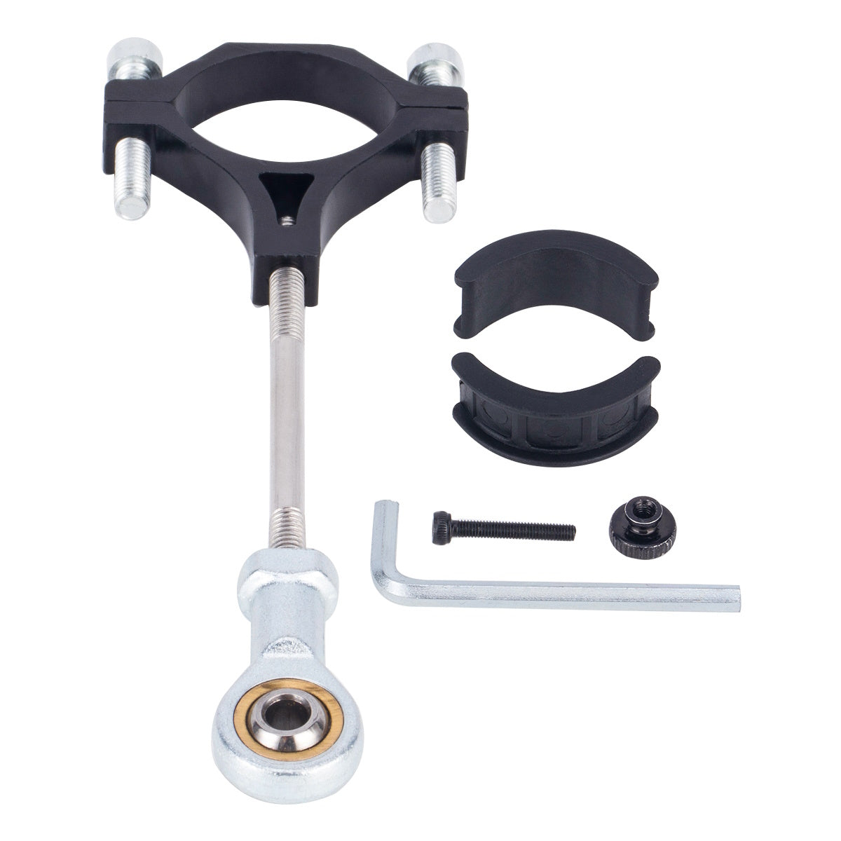 Powerhobby 1/8 and 1/10 Scale Tow Hook Trailer Hitch Black