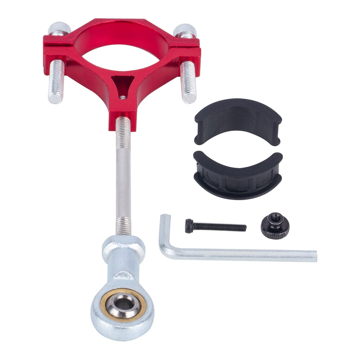 Powerhobby 1/8 and 1/10 Scale Tow Hook Trailer Hitch Red