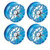 Powerhobby Aluminum 1/10 Touring Car Wheels / Rims (4) 12mm Hex A