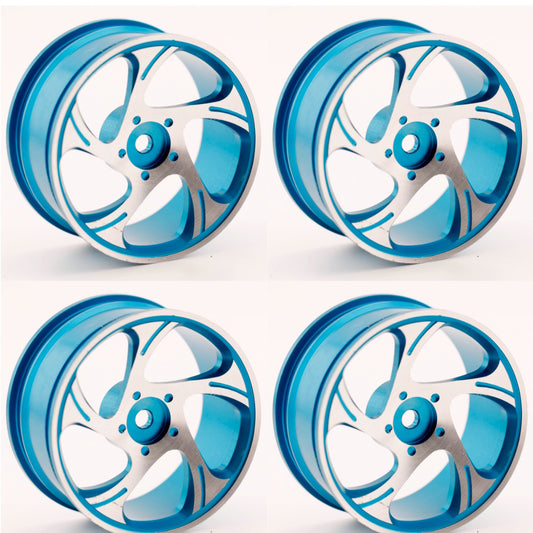 Powerhobby Aluminum 1/10 Touring Car Wheels / Rims (4) 12mm Hex B