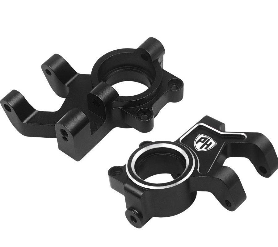 Powerhobby 7075 Aluminum Front Steering Blocks Black FOR Traxxas Funco