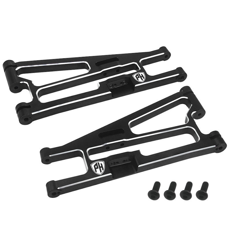 Powerhobby 7075 Aluminum Front Lowe Arm Set Black For Traxxas Funco