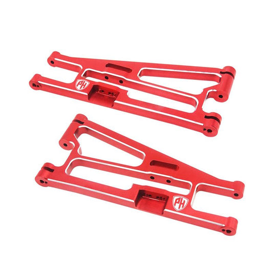 Powerhobby 7075 Aluminum Front Lowe Arm Set RED For Traxxas Funco