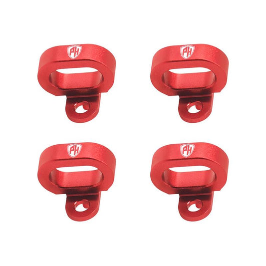 Powerhobby 7075 Aluminum Wire Mount RED FOR Traxxas Funco