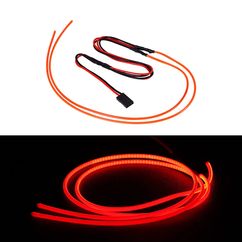 Powerhobby Flexible Cuttable LED Strip Lights 1/24 1/28 SCX24 ( Red )