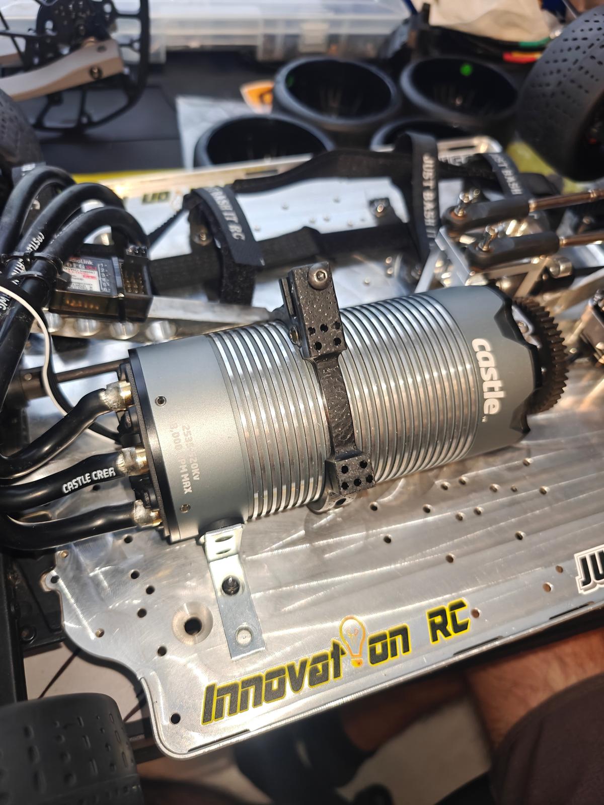 Powerhobby Aluminum Fan Motor Mount FOR Castle Creations 2535 520KV / 680KV