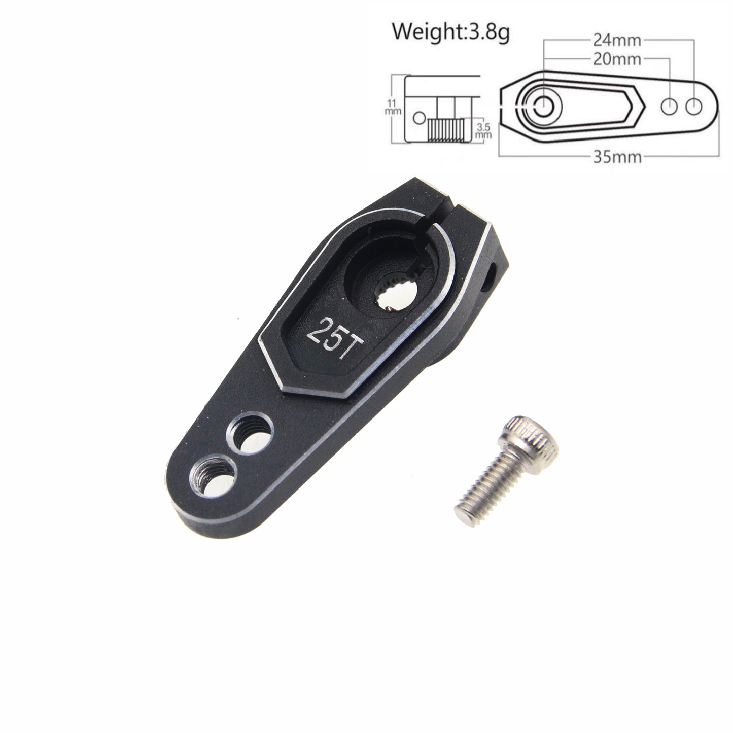 Powerhobby Aluminum 20-24MM Servo Horn