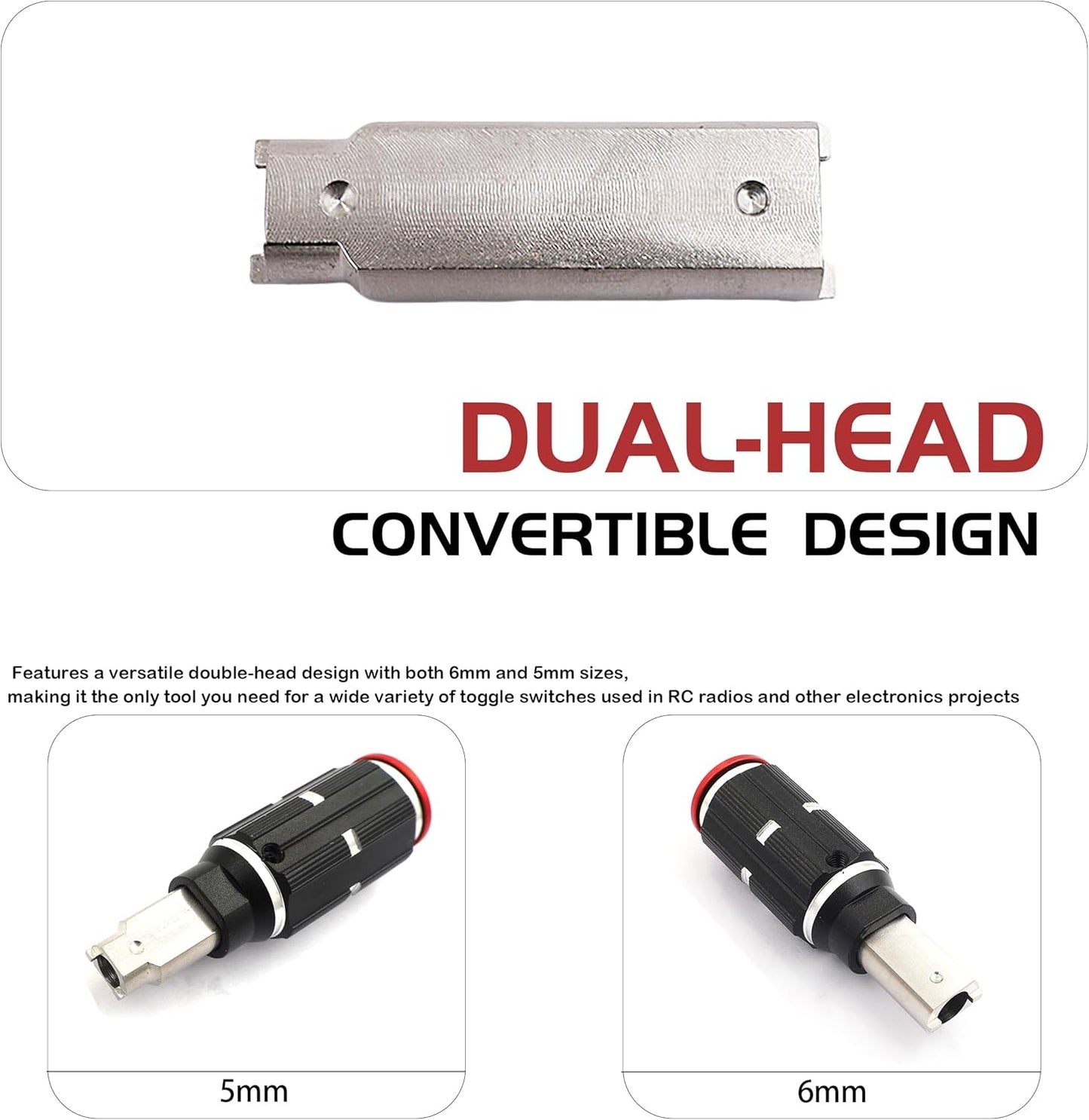 Switch Nut Tool Radio Toggle 5mm & 6mm Spektrum Frsky Radiomaster