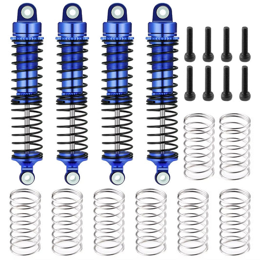 Powerhobby Aluminum Front / Rear Shocks (4) Traxxas Latrax Teton Blue