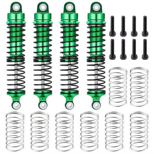 Powerhobby Aluminum Front / Rear Shocks (4) Traxxas Latrax Teton Green