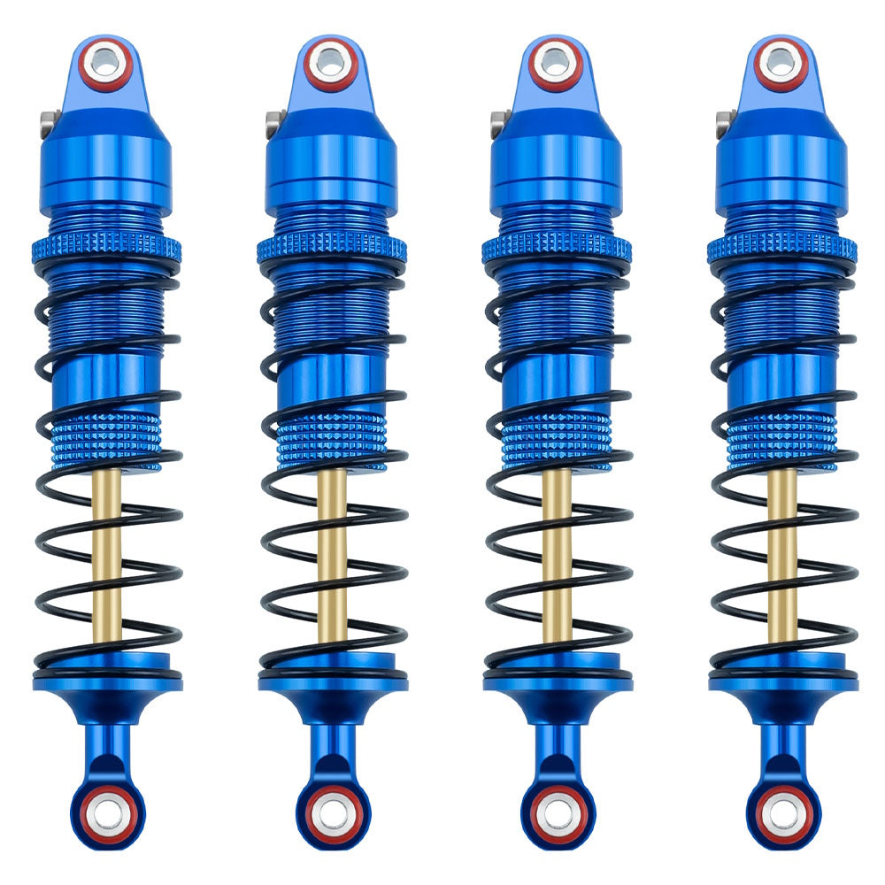 Powerhobby Aluminum Adjustable Shocks (4) Blue FOR Traxxas Mini Maxx