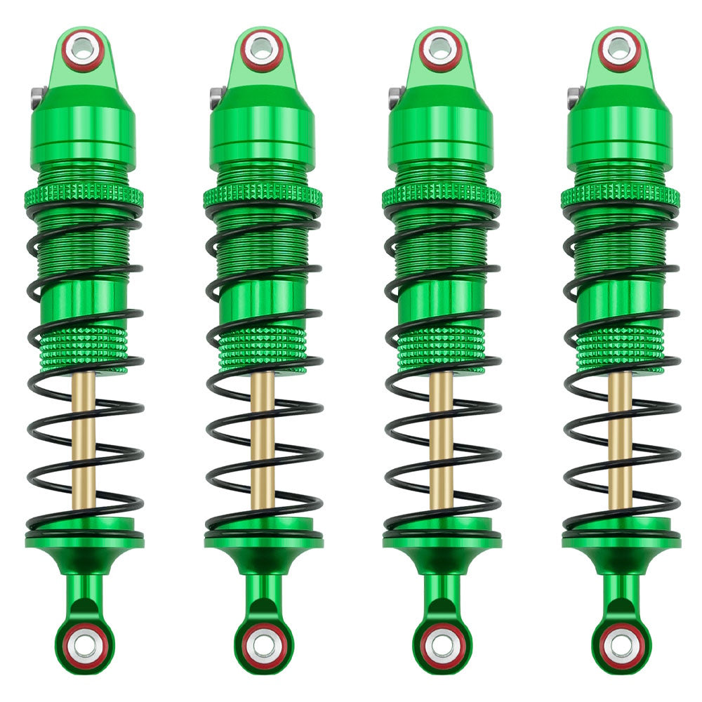Powerhobby Aluminum Adjustable Shocks (4) Green FOR Traxxas Mini Maxx