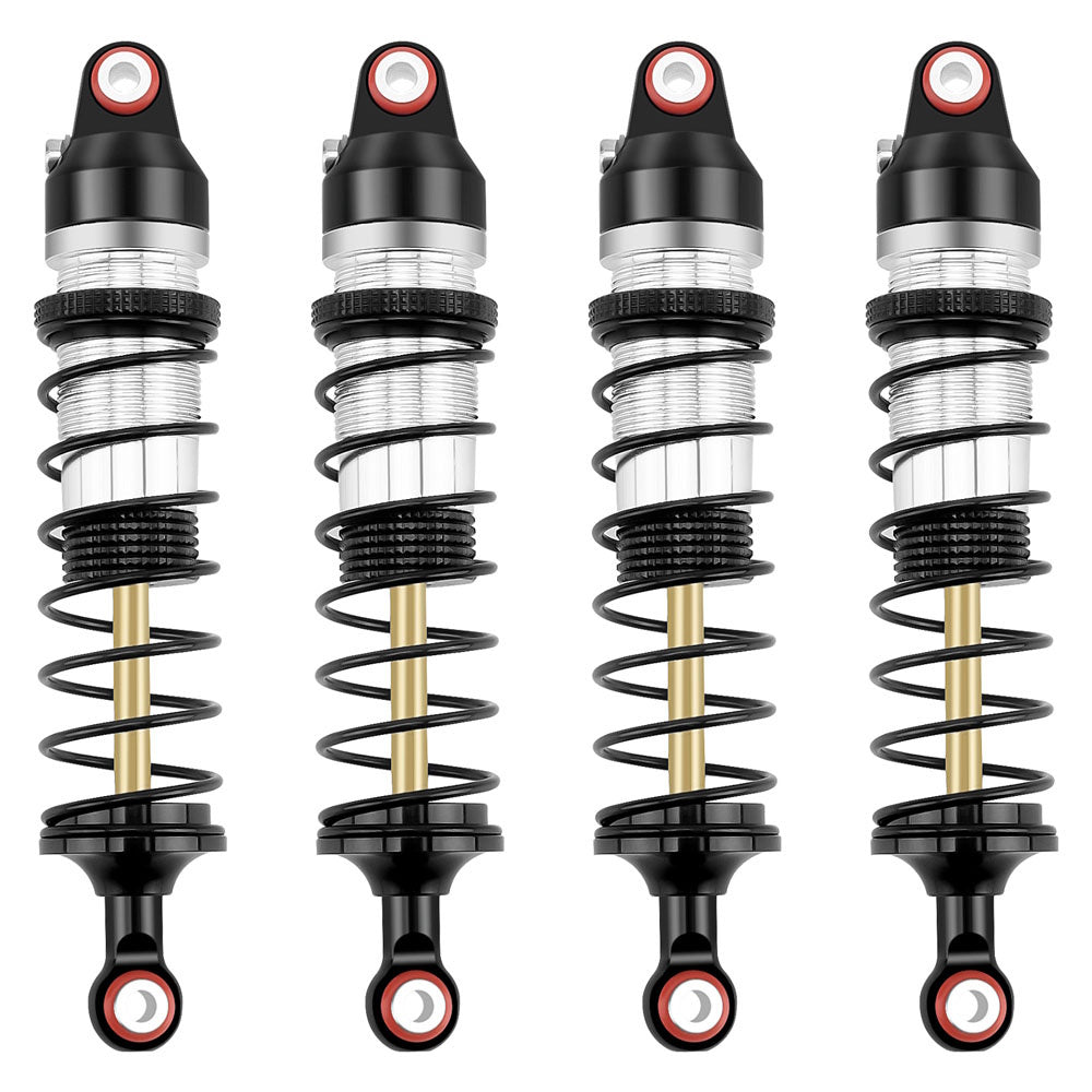 Powerhobby Aluminum Adjustable Shocks (4) Silver FOR Traxxas Mini Maxx
