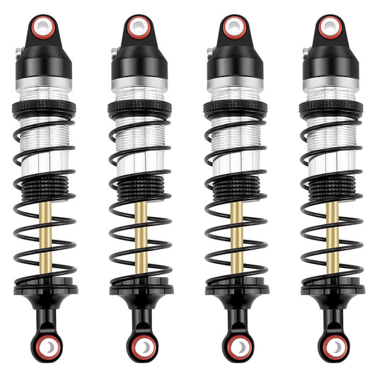 Powerhobby Aluminum Adjustable Shocks (4) Silver FOR Traxxas Mini Maxx