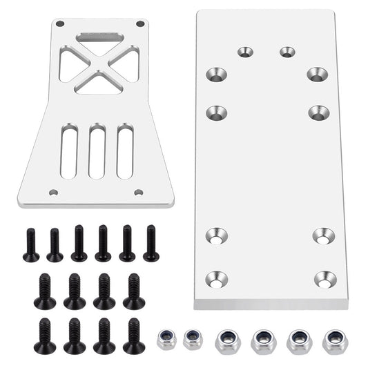 Powerhobby Wheelbase Extension 80mm Silver For Traxxas Rustler Bandit