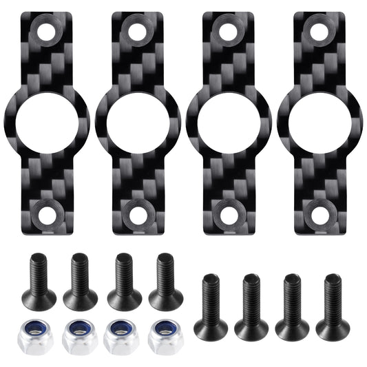 Powerhobby Carbon Fiber Axle Tube Bracing Support Stands Tamiya Clod Buster