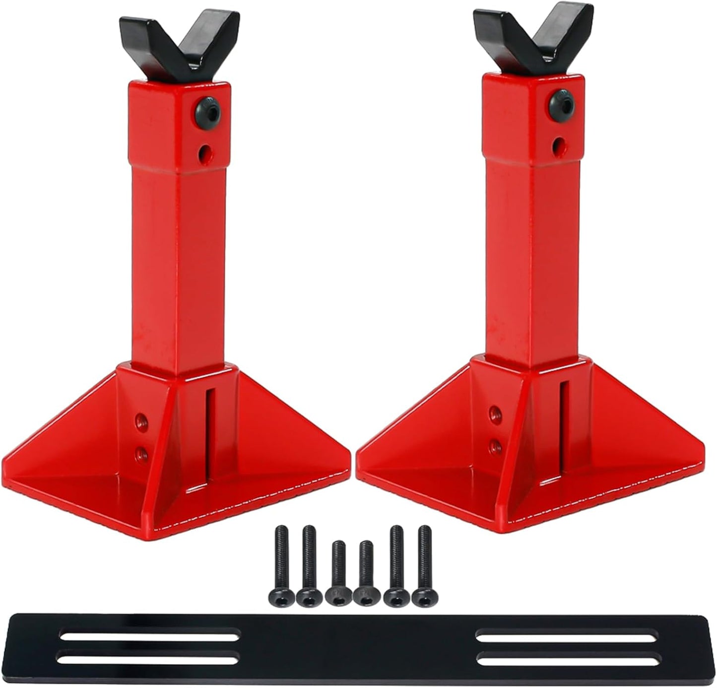 Powerhobby RC Car Jack Stand RED for 1/8 1/10 Scale Rock Crawler