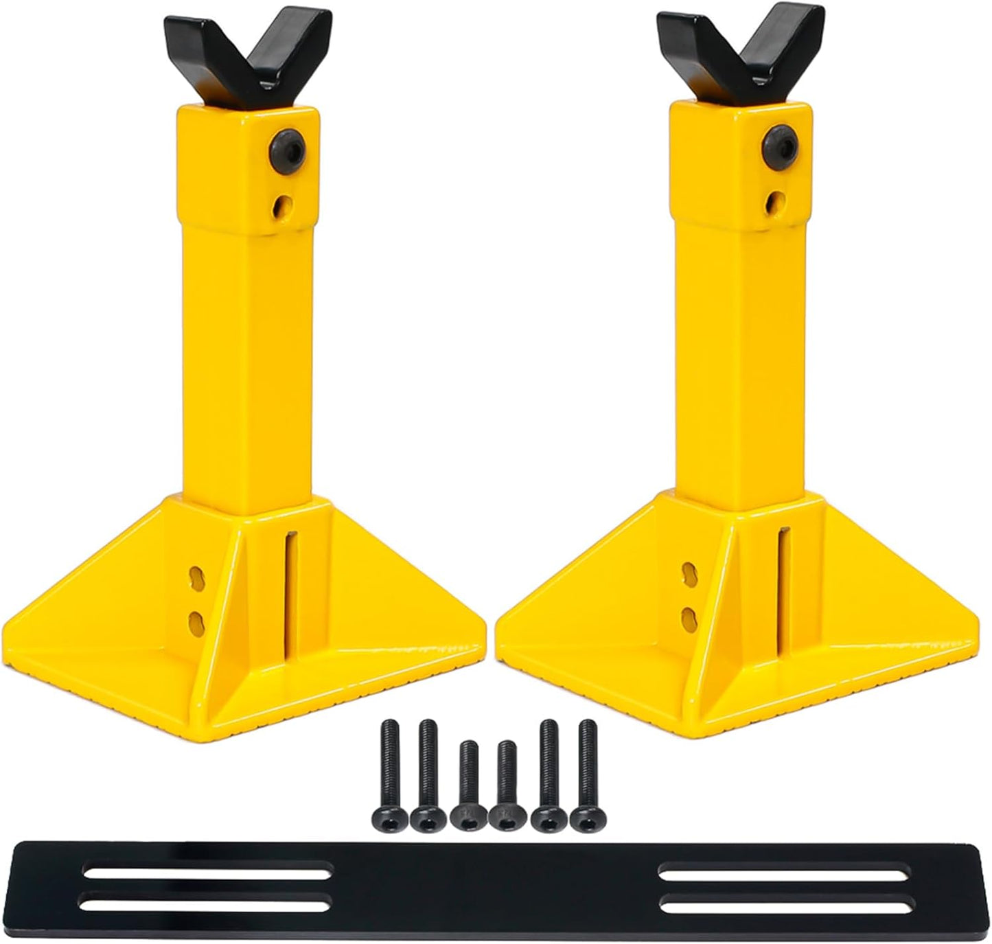 Powerhobby RC Car Jack Stand Yellow for 1/8 1/10 Scale Rock Crawler
