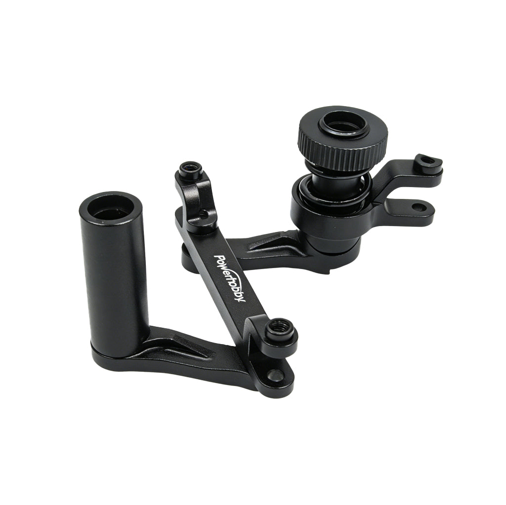 Powerhobby Aluminum Steering Bellcrank Black FOR Traxxas E-Maxx / T-Maxx