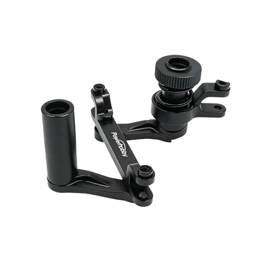Powerhobby Aluminum Steering Bellcrank Black FOR Traxxas E-Maxx / T-Maxx