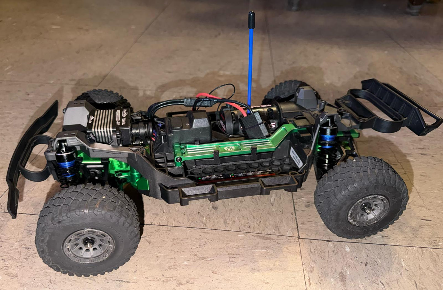 Powerhobby Aluminum Front / Rear Adjustable Shocks Blue FOR Traxxas 1/16 Mini Slash