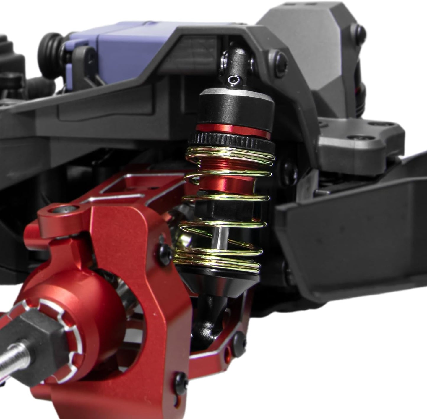 Powerhobby Aluminum Front / Rear Adjustable Shocks Red FOR Traxxas 1/16 Mini Slash