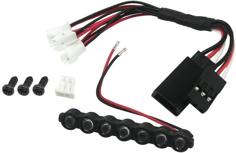 Powerhobby LED Head Lights Bar (Yellow Round ) Axial SCX30 Jeep Wrangler