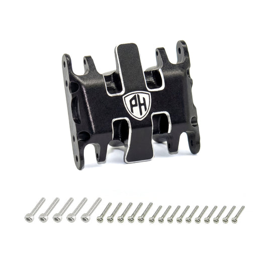 Powerhobby Aluminum Skid Plate Black Axial SCX30