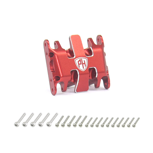 Powerhobby Aluminum Skid Plate Red Axial SCX30