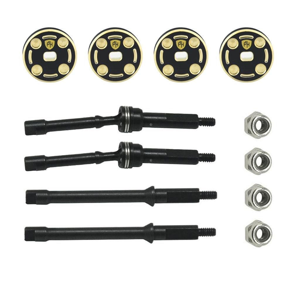 Powerhobby 1144 Steel Hardening +4mm CVD with Brass +4mm Weight Axial SCX30