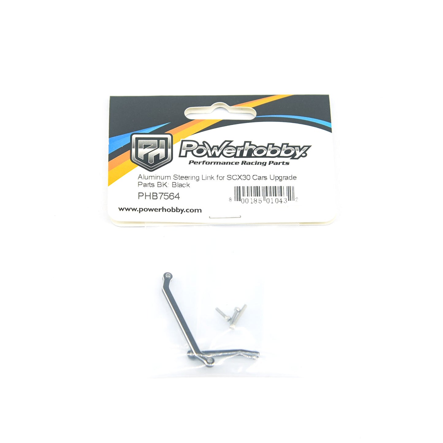 Powerhobby Aluminum Steering Link Black Axial SCX30