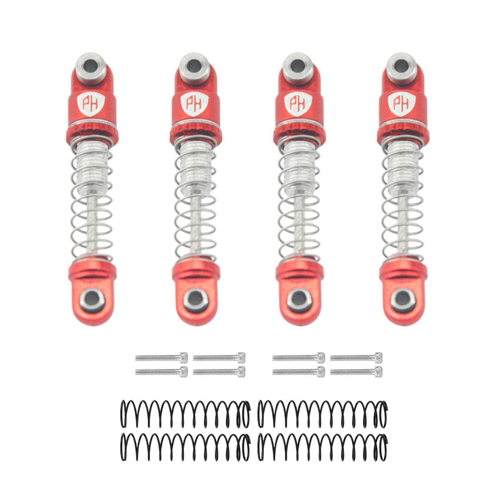 Powerhobby Aluminum Shocks 21.5mm (4) Red Axial SCX30